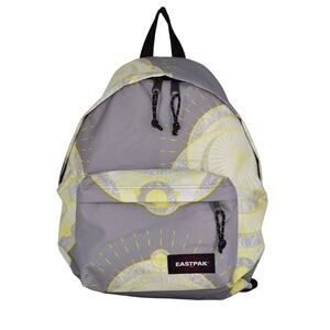 A8 NEW EASTPAK X MARVEL Gray Yellow Printed Padded Built To Resist Backpack Bag
